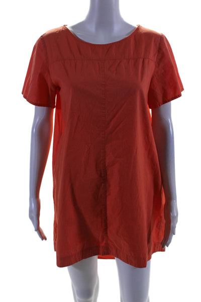 Peter Som Collective Womens Orange T-Shirt Dress Orange Size 6 13815703