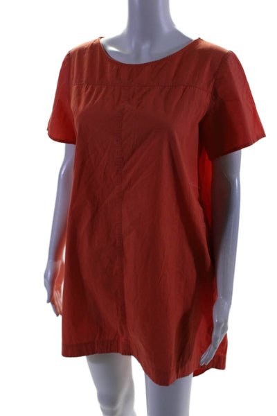 Peter Som Collective Womens Orange T-Shirt Dress Orange Size 6 13815703