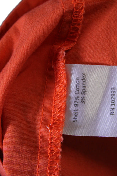 Peter Som Collective Womens Orange T-Shirt Dress Orange Size 6 13815703