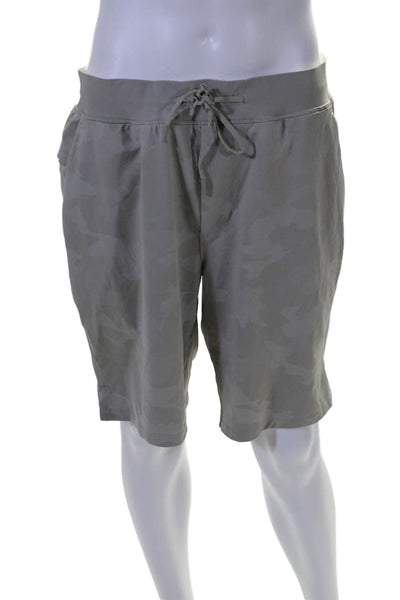 Lululemon Mens Drawstring Waist High Rise Athletic Shorts Gray Size Extra Large