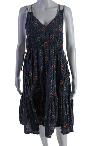 Apiece Apart Womens Printed Daphne Dress Blue Size 0 14315803