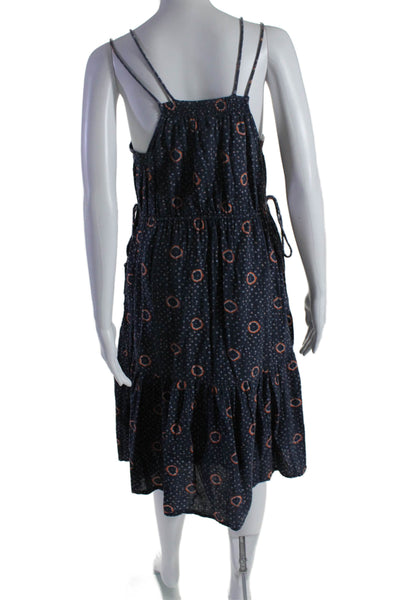 Apiece Apart Womens Printed Daphne Dress Blue Size 0 14315803