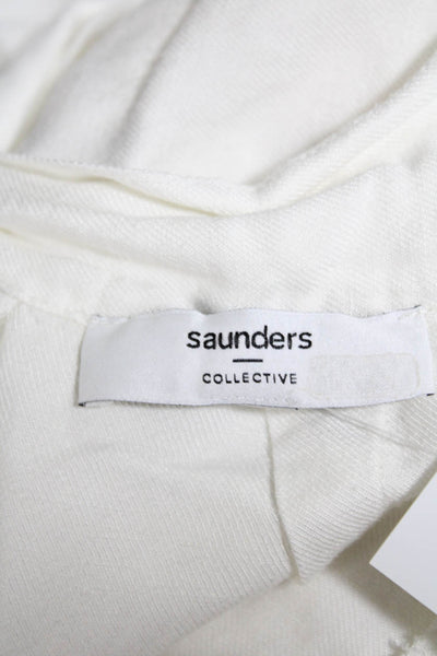 Saunders Collective Womens White Halter Maxi White Size 4 16049941