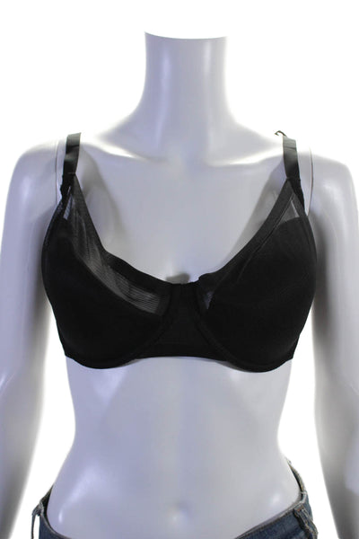 Natori Women's Adjustable Hook Closure Full Coverage Bra Black Size 36DD