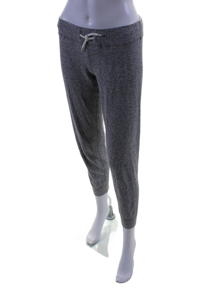 Monrow Womens Long Sleeves Crew Neck Sweat Suit Gray Size Extra Small/Small