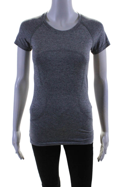 Lululemon Womens Short Sleeve Crewneck Athletic Top Mint Green Size 4