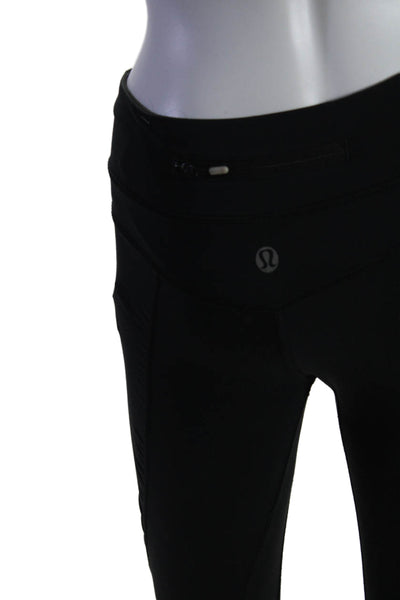 Lululemon Women's High Wait Cinch Cropped Leggings Black Size 4