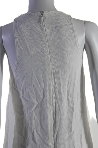 Rosetta Getty Collective Womens Cape Mini Dress White Size 2 15142663