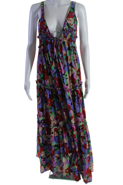 Nicholas Womens Myla Maxi Multicolored Size 4 16087617