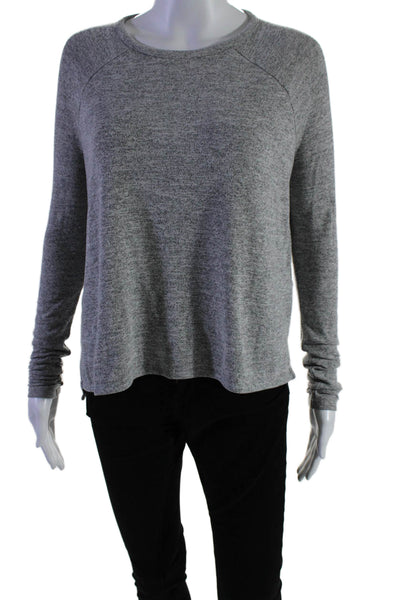 Rag & Bone Jean Womens Long Sleeves Pullover Sweater Gray Black Size Extra Small