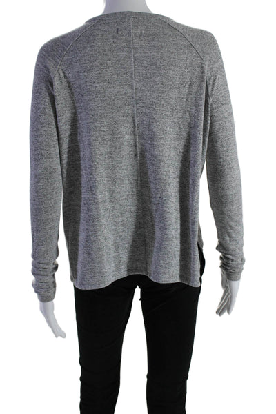 Rag & Bone Jean Womens Long Sleeves Pullover Sweater Gray Black Size Extra Small