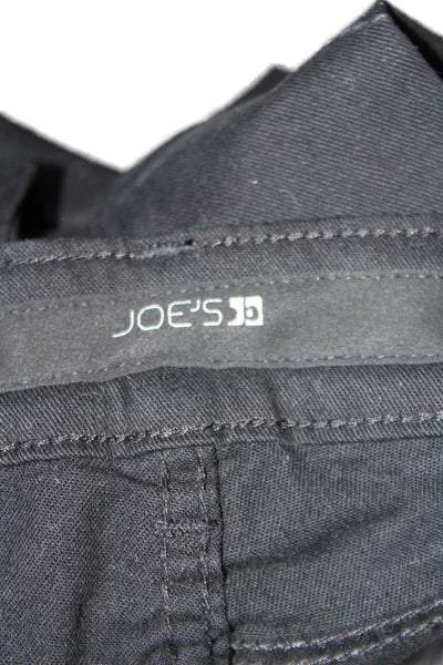 Joes Girls Button Closure Five Pockets Straight Leg Jeans Pants Black Size 14