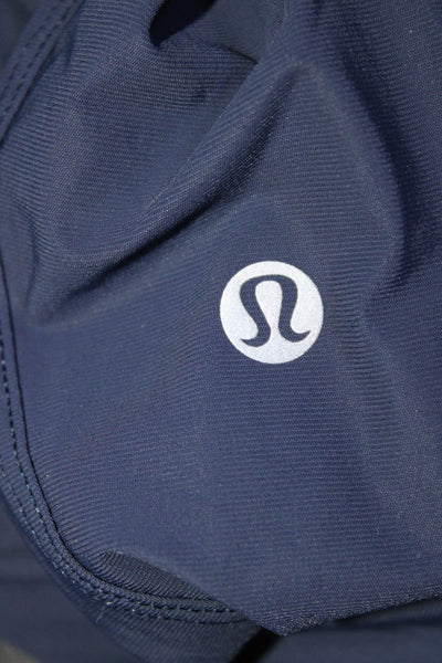 Lululemon Mens Elastic Waist Cuffed Bottom Athletic Pants Dark Blue Size M