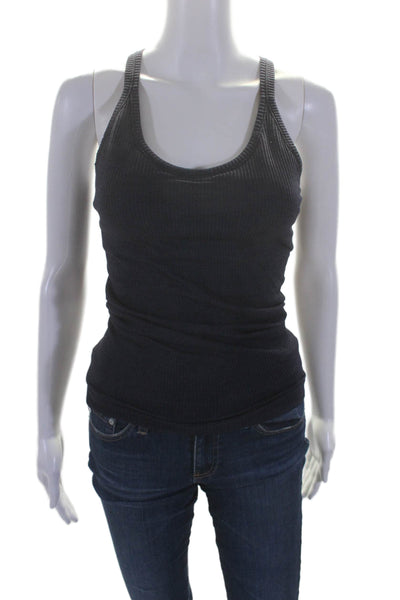 Lululemon Womens Sleeveless Shelf Pullover Athletic Tank Top Navy Blue Size 4