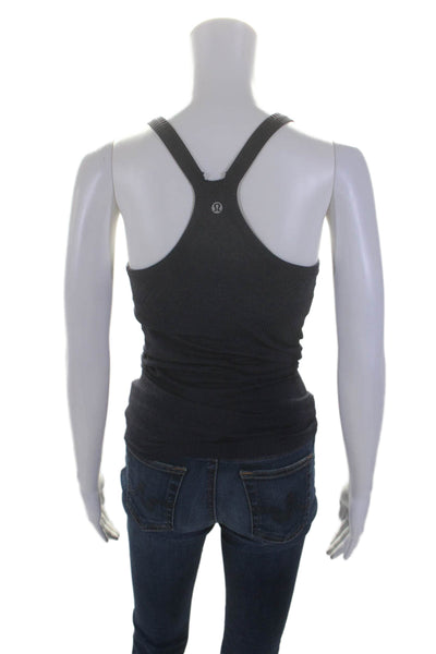 Lululemon Womens Sleeveless Shelf Pullover Athletic Tank Top Navy Blue Size 4