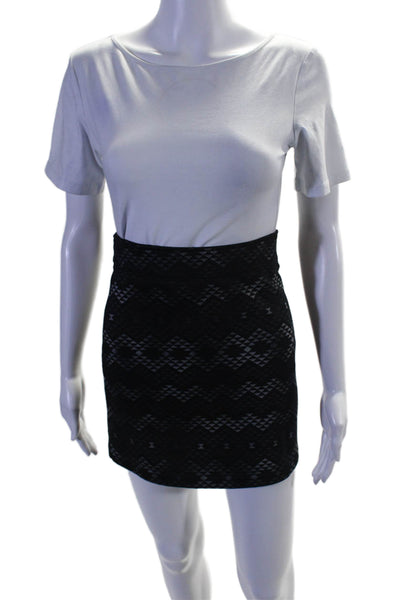 Athleta Womens Geometric Print A Line Mini Skirt Black Size Extra Extra Small