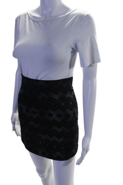 Athleta Womens Geometric Print A Line Mini Skirt Black Size Extra Extra Small