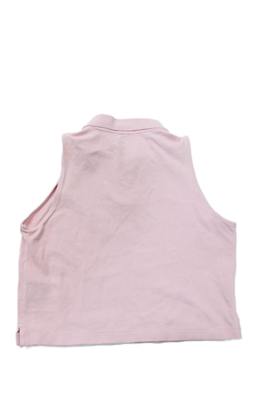 Polo Ralph Lauren Womens Pink Sleeveless Polo Shirt Pink Size 10 14105632