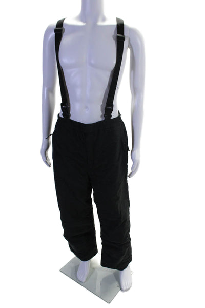 Obermeyer Mens Black Nylon Overall Ski Pants Size L