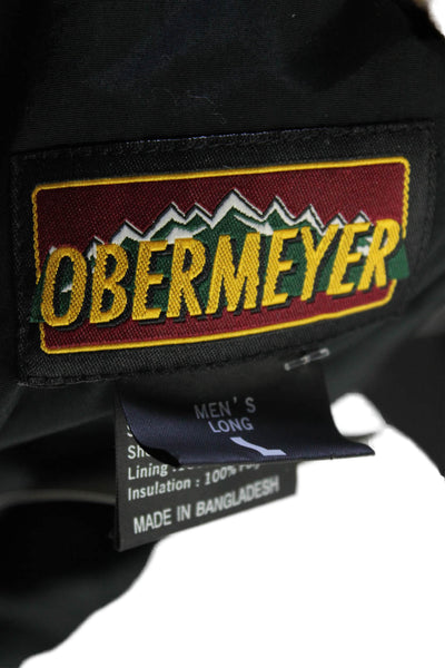 Obermeyer Mens Black Nylon Overall Ski Pants Size L