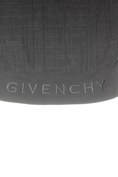 Givenchy Girls Short Sleeve Crew Neck Knit 4G Top Shirt Black Size 6