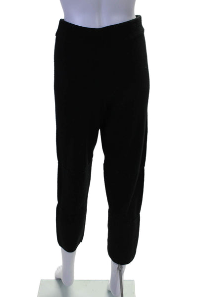 Zoe Jordan Womens Elastic Waistband High Rise Sweatpants Black Wool Size XS