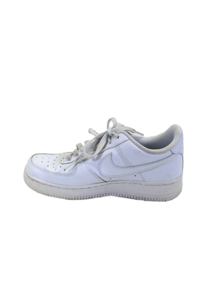 Nike Mens Leather Air Force 1 Low Lace Up Walking Sneakers White Size 7