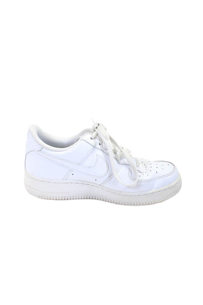 Nike Mens Leather Air Force 1 Low Lace Up Walking Sneakers White Size 7