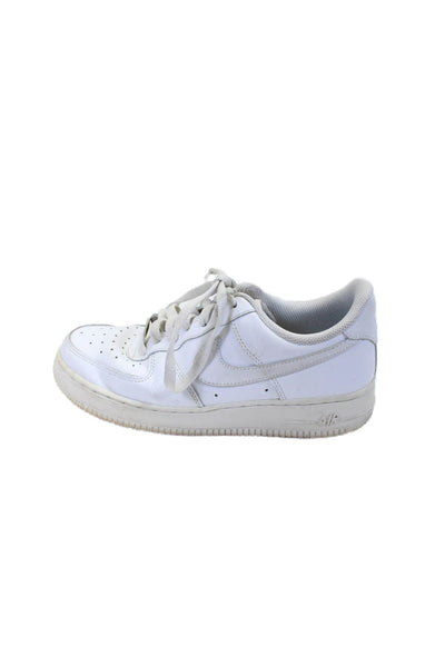 Nike Mens Leather Air Force 1 Low Lace Up Walking Sneakers White Size 7