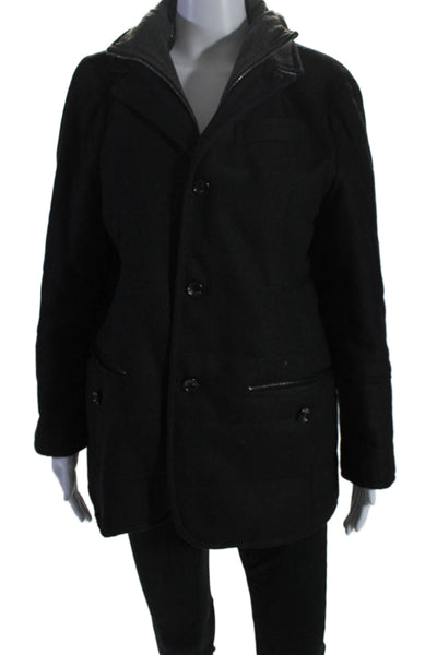 Tardia Womens Long Sleeve Buttoned Zipped Jacket Black Size M