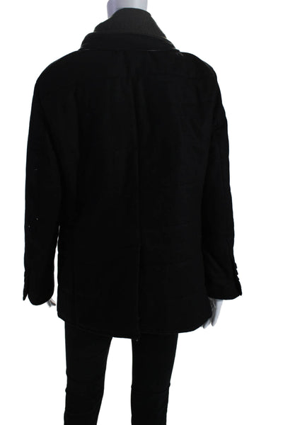 Tardia Womens Long Sleeve Buttoned Zipped Jacket Black Size M