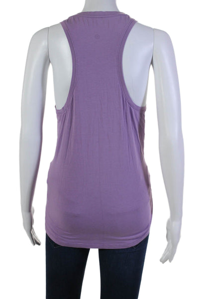 Lululemon Womens Sleeveless Racer Back Tank Top Lavender Purple Size Small