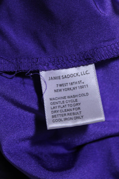 Jamie Sadock Women's Button Closure Mini Cargo Skort Purple Size 12