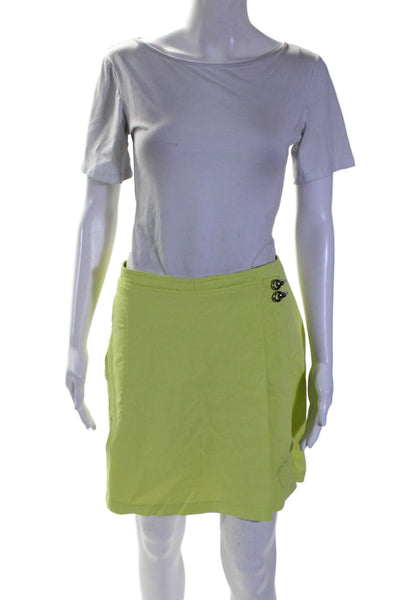 Jamie Sadock Women's Zip Closure Wrap Pockets Skort Green Size 12