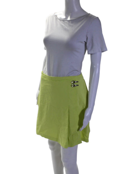 Jamie Sadock Women's Zip Closure Wrap Pockets Skort Green Size 12