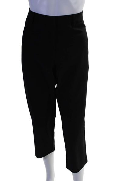 Drew Womens High Rise Zip Up Slim Leg Dress Pant Trousers Black Size 8