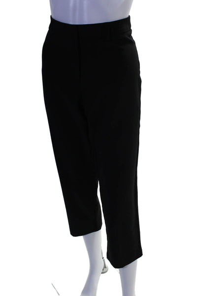 Drew Womens High Rise Zip Up Slim Leg Dress Pant Trousers Black Size 8