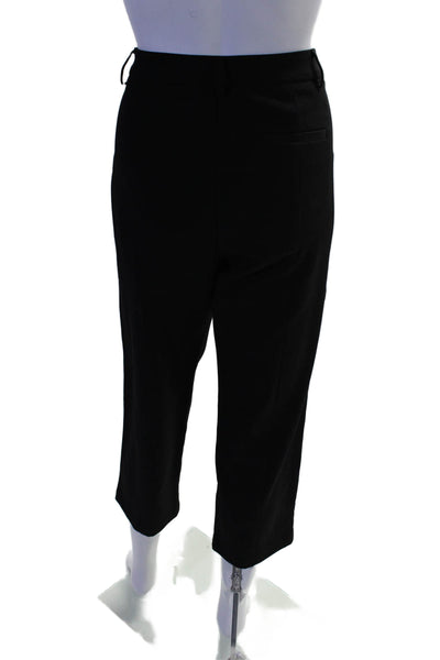 Drew Womens High Rise Zip Up Slim Leg Dress Pant Trousers Black Size 8