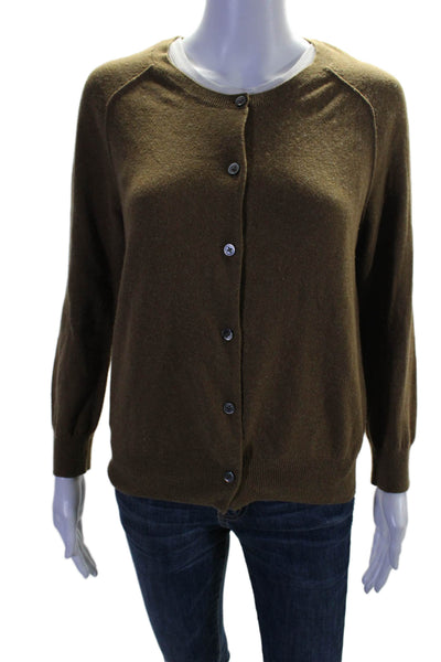 Etoile Isabel Marant Womens Button Down Cardigan Sweater Brown Size EUR 40