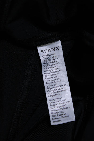 Spanx by Sara Blakely Womens Elastic Waist Slip-on Leggings Black Size 1X