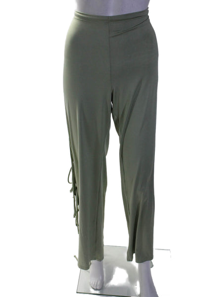 Kimberly Taylor Womens Pull On High Rise Pants Pistachio Green Size Medium