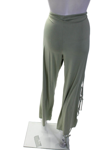 Kimberly Taylor Womens Pull On High Rise Pants Pistachio Green Size Medium