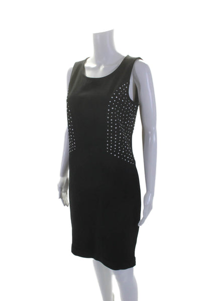 Carmen Carmen Marc Valvo Women's Sleeveless Embellish Mini Dress Black Size M