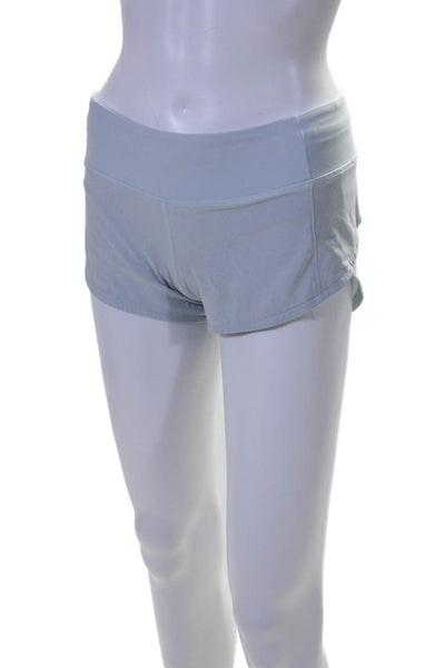 Lululemon Women's Pull-On Athletic Running Shorts Light Blue Size 2