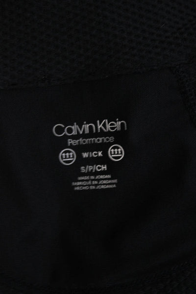 Calvin Klein Performance Womens Strecth High Neck Activewear Jacket Black Size S