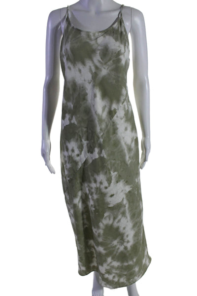 Thakoon Collective Womens Tie Dye Dress Green Size 4 16618848