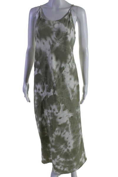 Thakoon Collective Womens Tie Dye Dress Green Size 4 16618848
