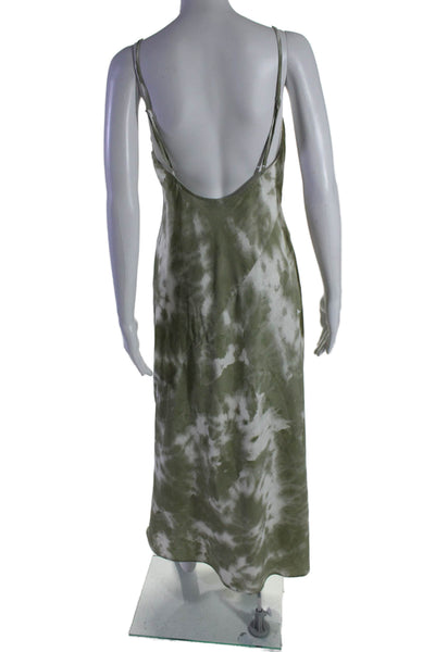 Thakoon Collective Womens Tie Dye Dress Green Size 4 16618848