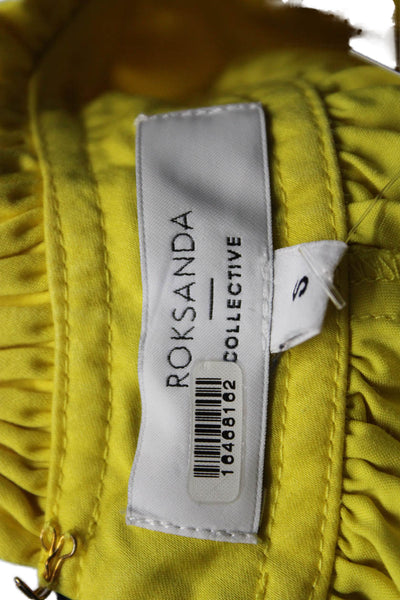 Roksanda Collective Womens Yellow Dress Yellow Size 4 16468162