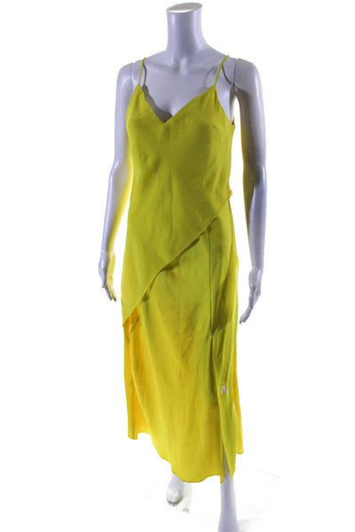 Saunders Collective Womens Lara Dress Yellow Size 6 15091663